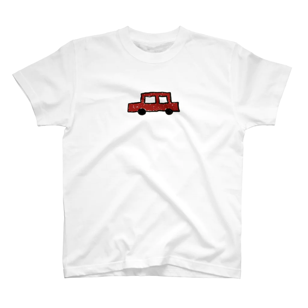 tamaccoの赤い車 Regular Fit T-Shirt