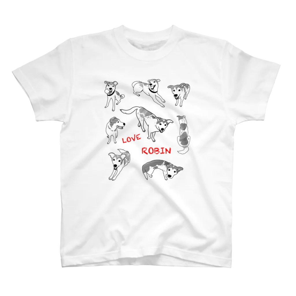 yminaminのLOVEロビン　Tシャツ Regular Fit T-Shirt