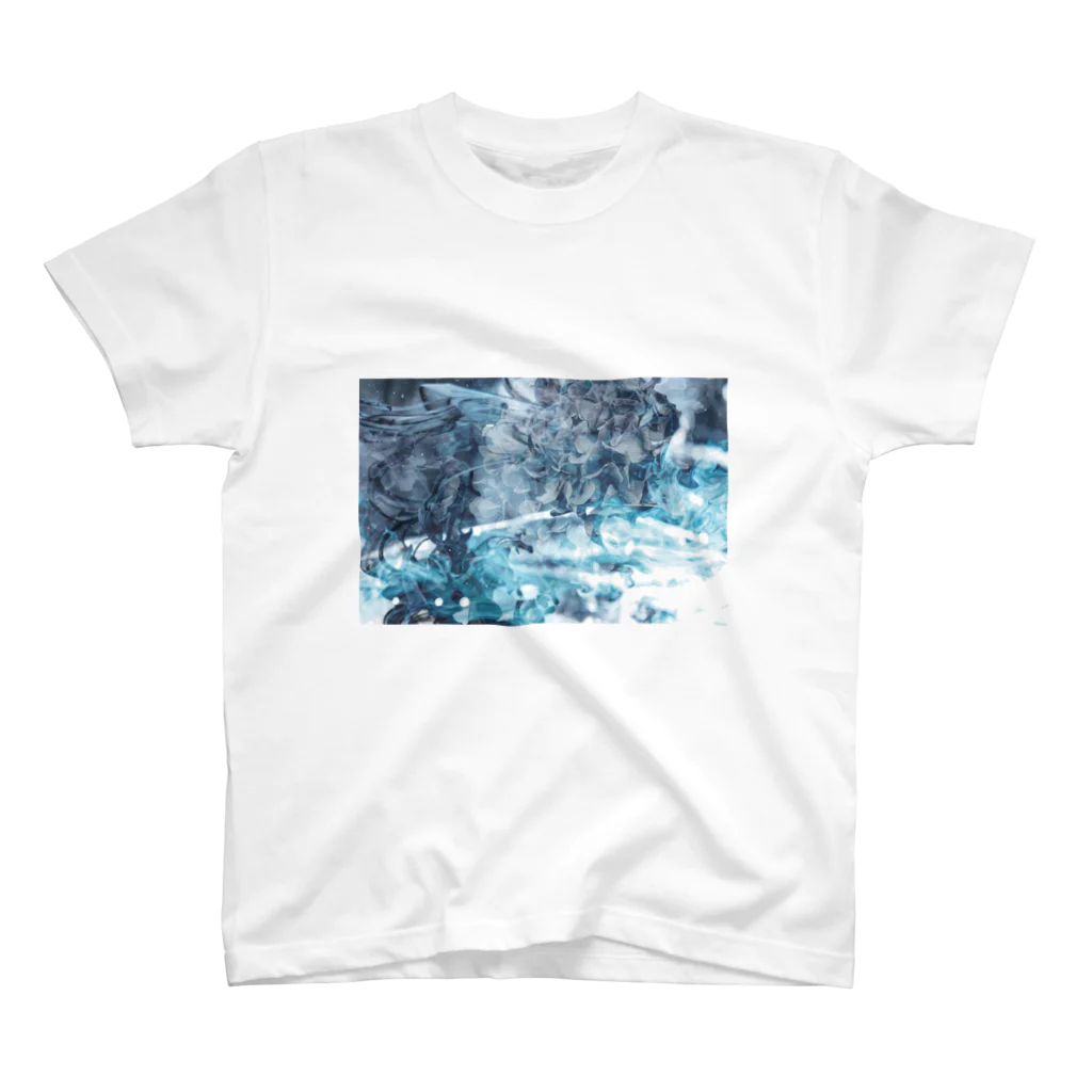 えび ☞ 液体彫刻の溶解と情景 スタンダードTシャツ