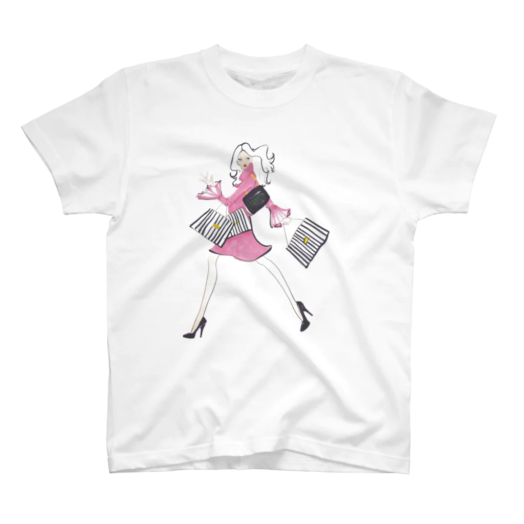 Jojo Yan | A Fashion Illustratorのいっぱい買い物しようその２ Regular Fit T-Shirt