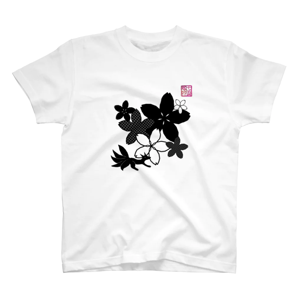 ❀花狐庵❀-HanaKoAn-の「百歳」Series * Sakura-ko mono Regular Fit T-Shirt