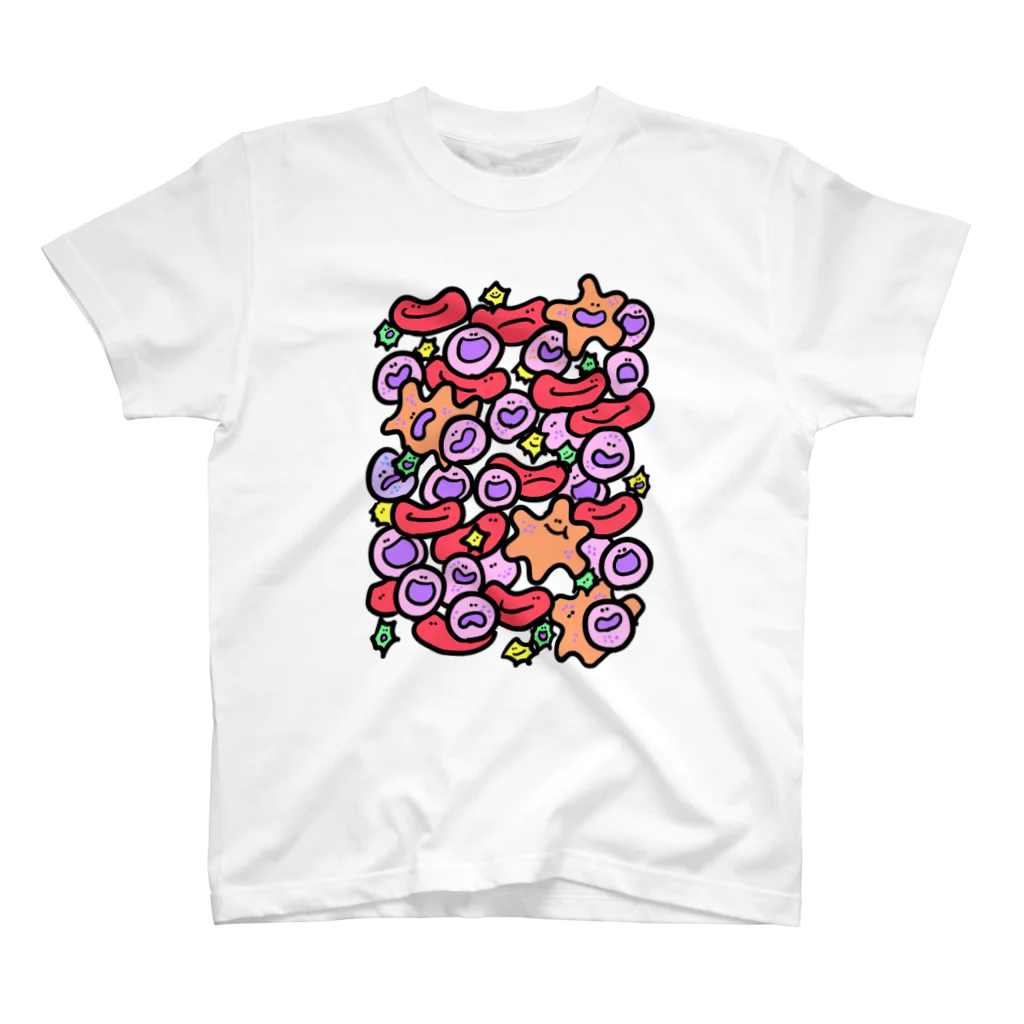 Dr.pepepe の陽気な血球やさんの陽気な血球たち Regular Fit T-Shirt