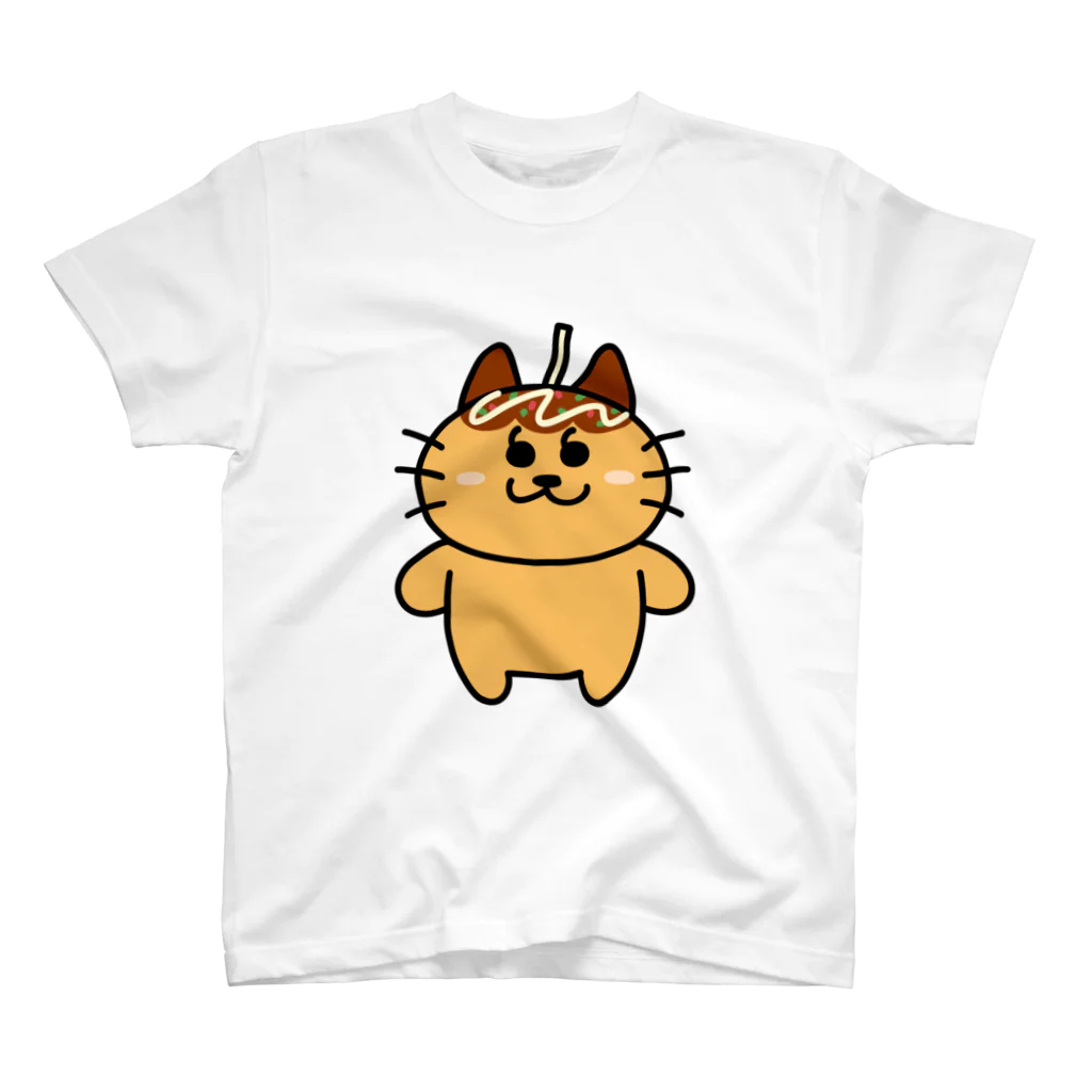 かっこにゃん！のたこ焼きかっこにゃんTシャツ Regular Fit T-Shirt