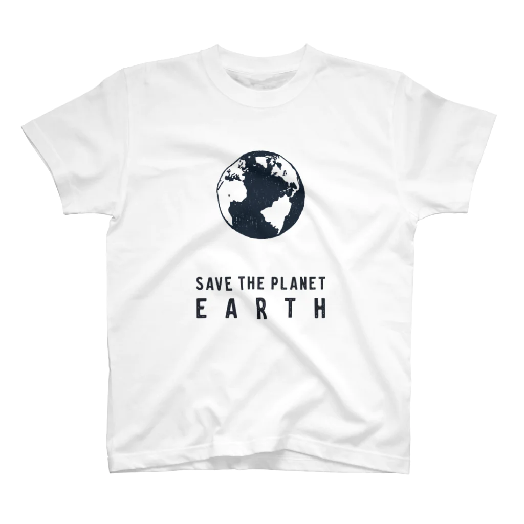 w/e NootyのSave The Earth (地球を守ろう) Regular Fit T-Shirt