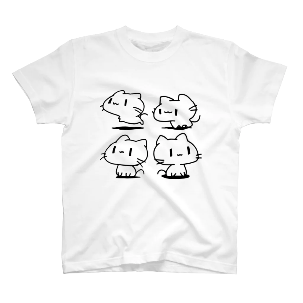 どどど素人のどどねこ-ぜんぶ- スタンダードTシャツ