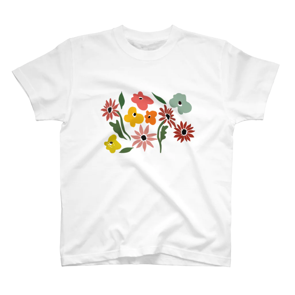 Apro Napのflower summer Regular Fit T-Shirt