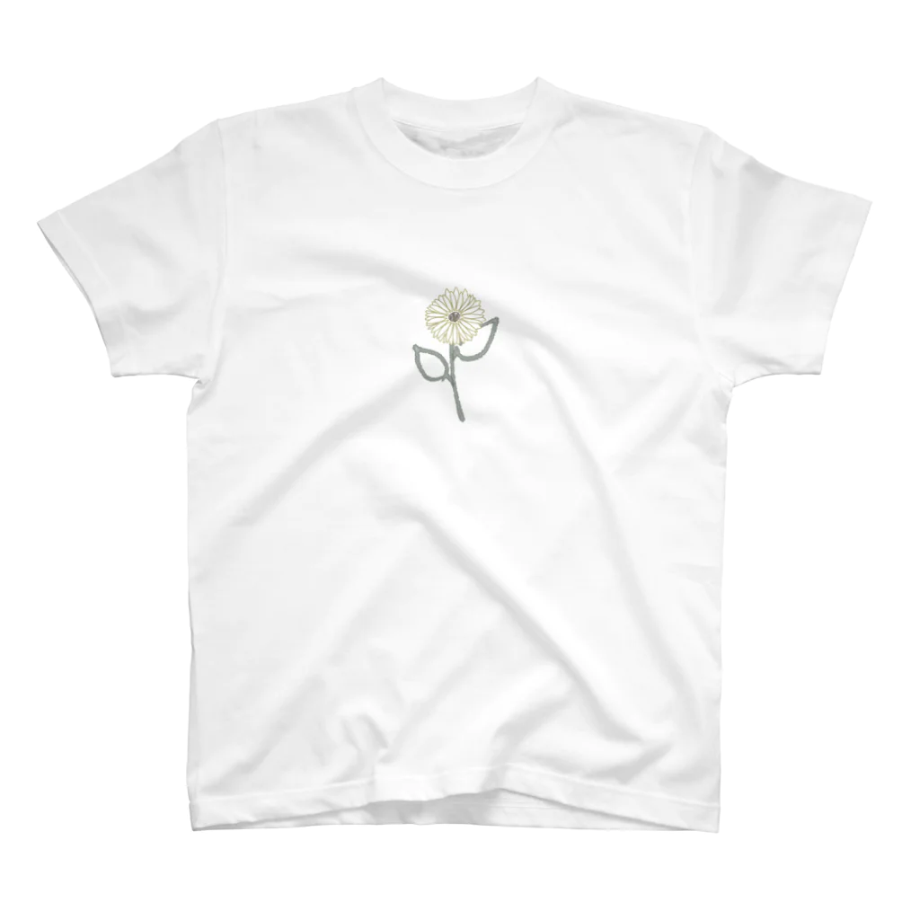 natural momentのsun flower Regular Fit T-Shirt