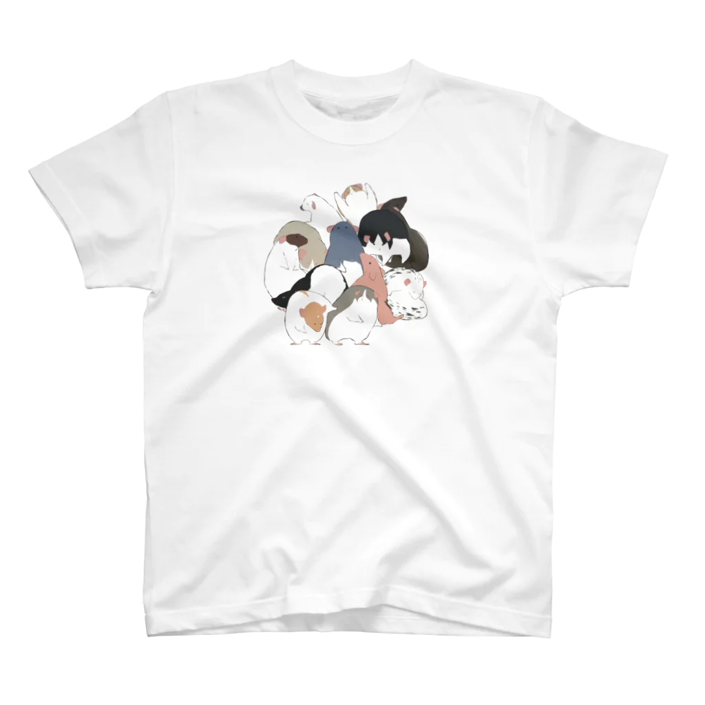 mayumaRATのfancyRAT_all ファンシーラット/みんな スタンダードTシャツ