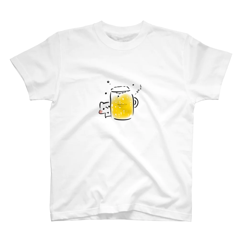 灯さかすのビールましまろう スタンダードTシャツ