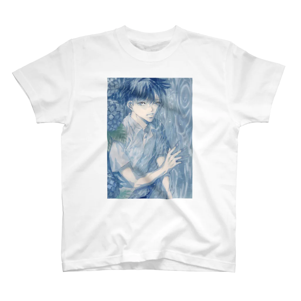 なと　瀬川なつこの透明感のあるアクキー（美少年） スタンダードTシャツ