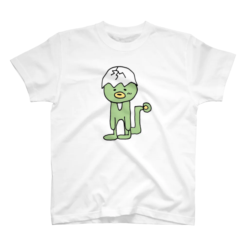 ふしぎないきものHenTipueの#11 EGG KAPPA スタンダードTシャツ