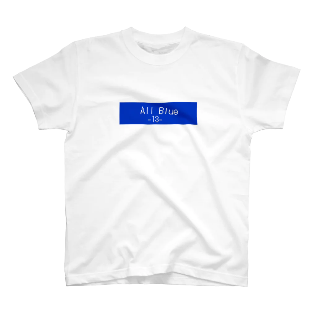 AllBlue-13-のオリジナルブランド ドット スタンダードTシャツ