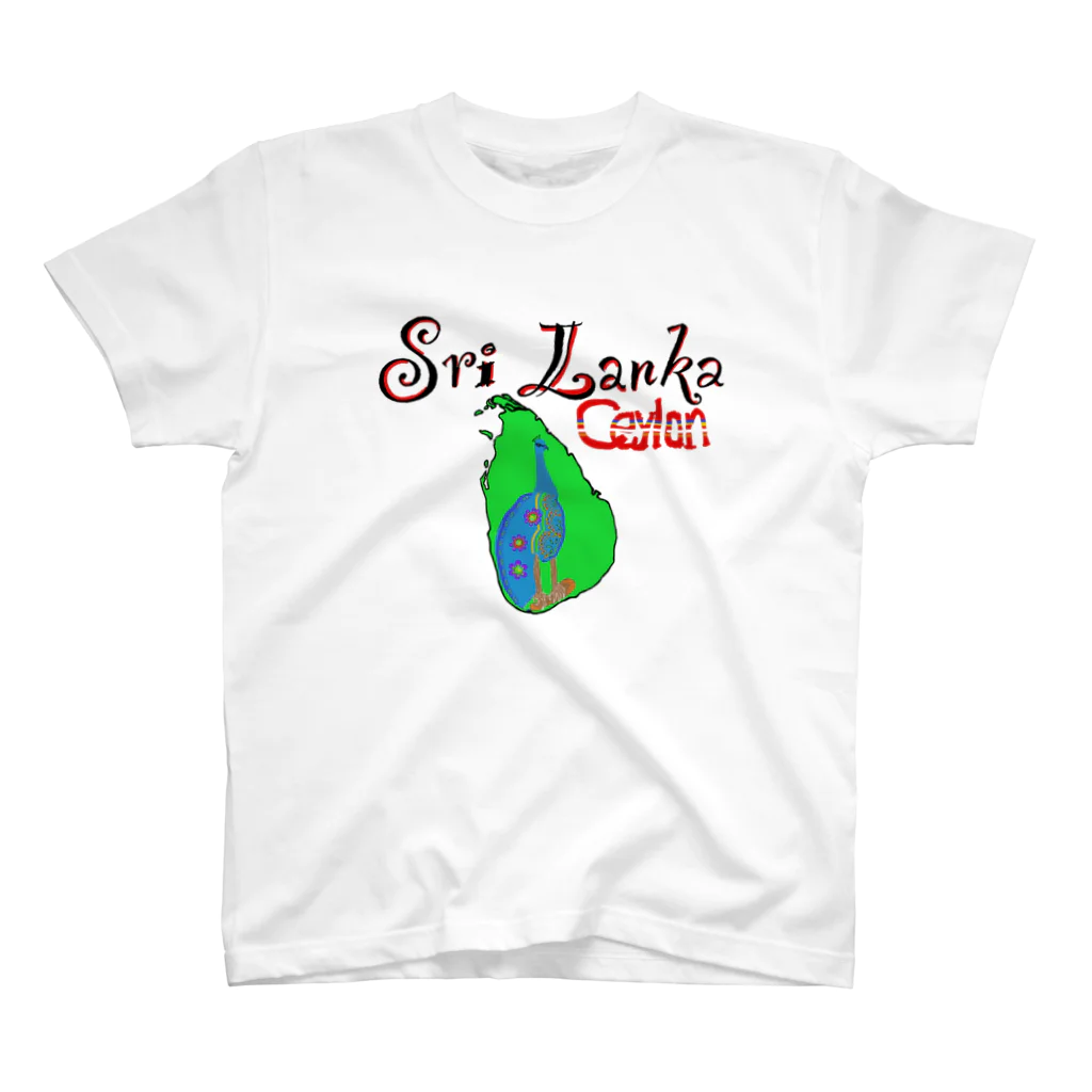 Thilak Sri LankaのSri Lanka:Ceylon (スリランカ:セイロン) スタンダードTシャツ