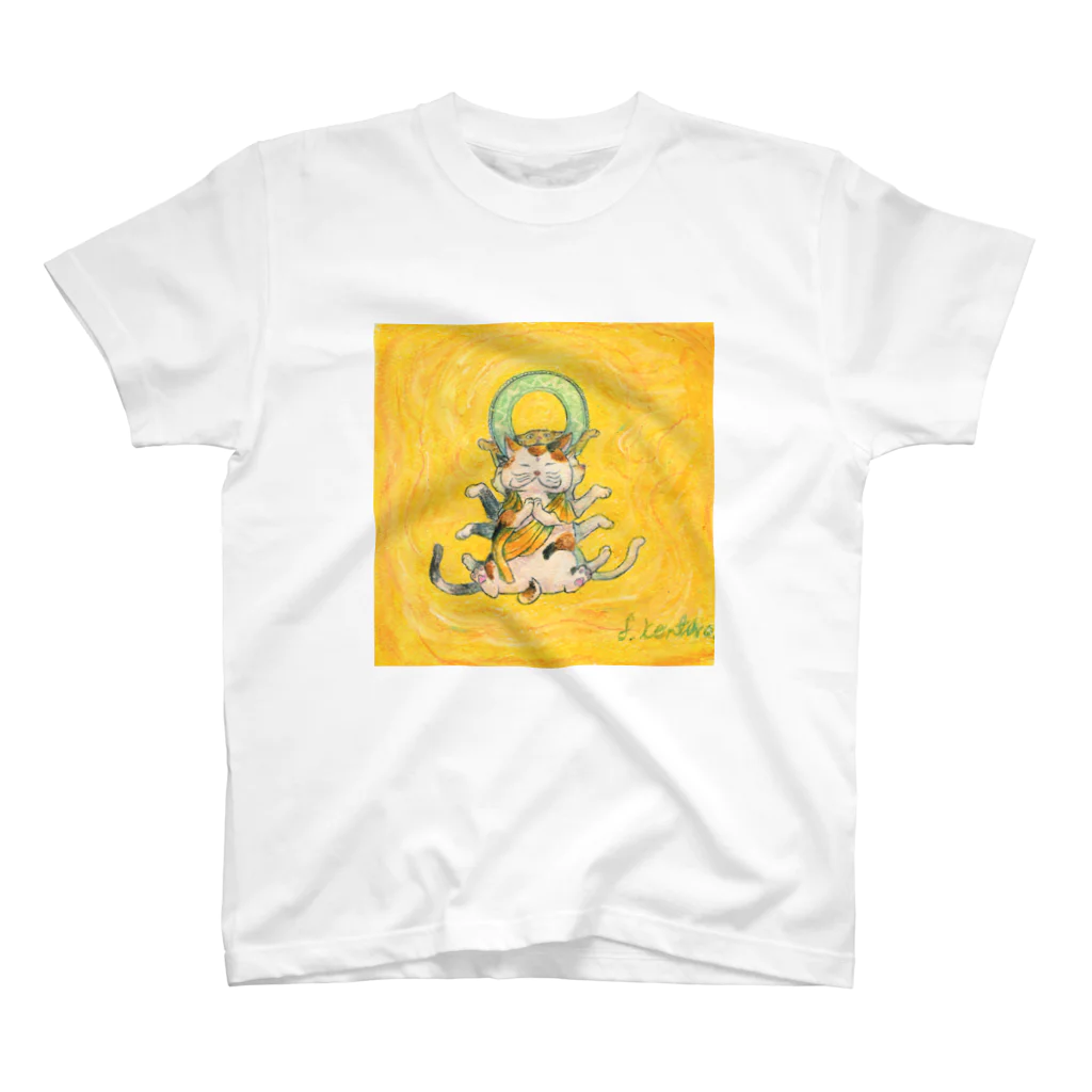 猫神神社のニャン手観音 Regular Fit T-Shirt