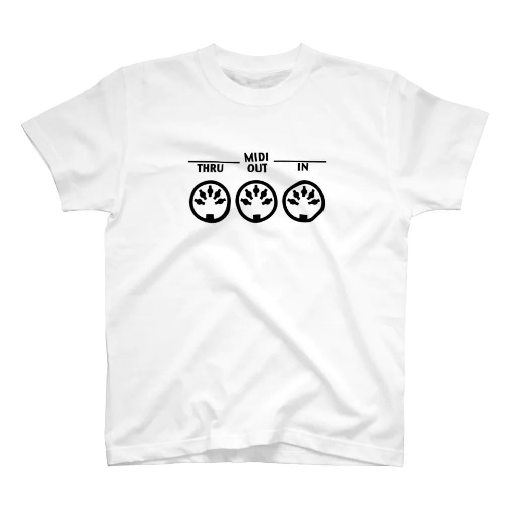 牛のTシャツ屋のMIDI端子 スタンダードTシャツ