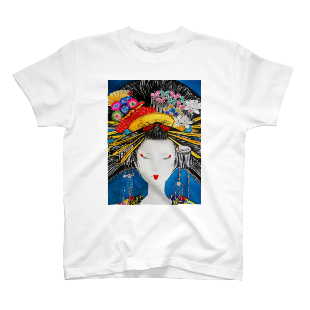 えしてんの時実月夜様作「簪」 スタンダードTシャツ