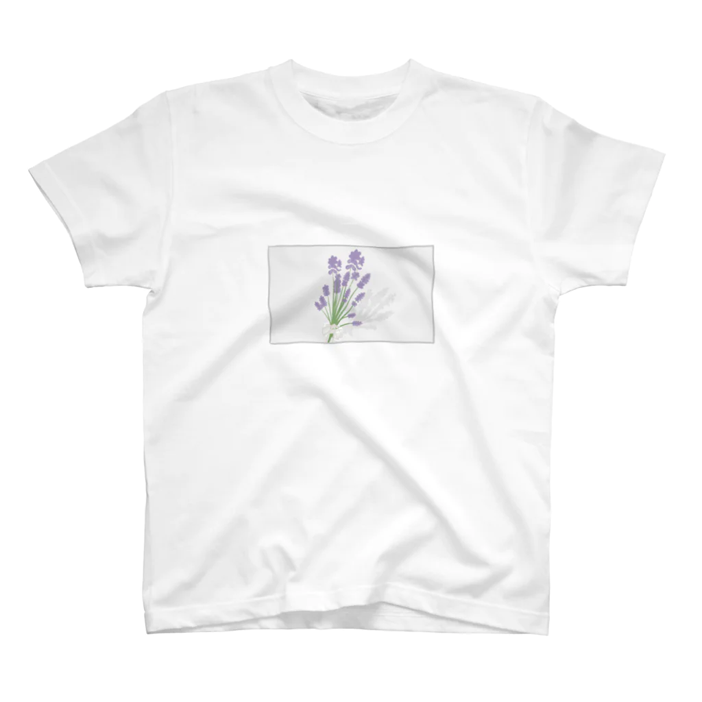 夜叉のラベンダーの花 スタンダードTシャツ