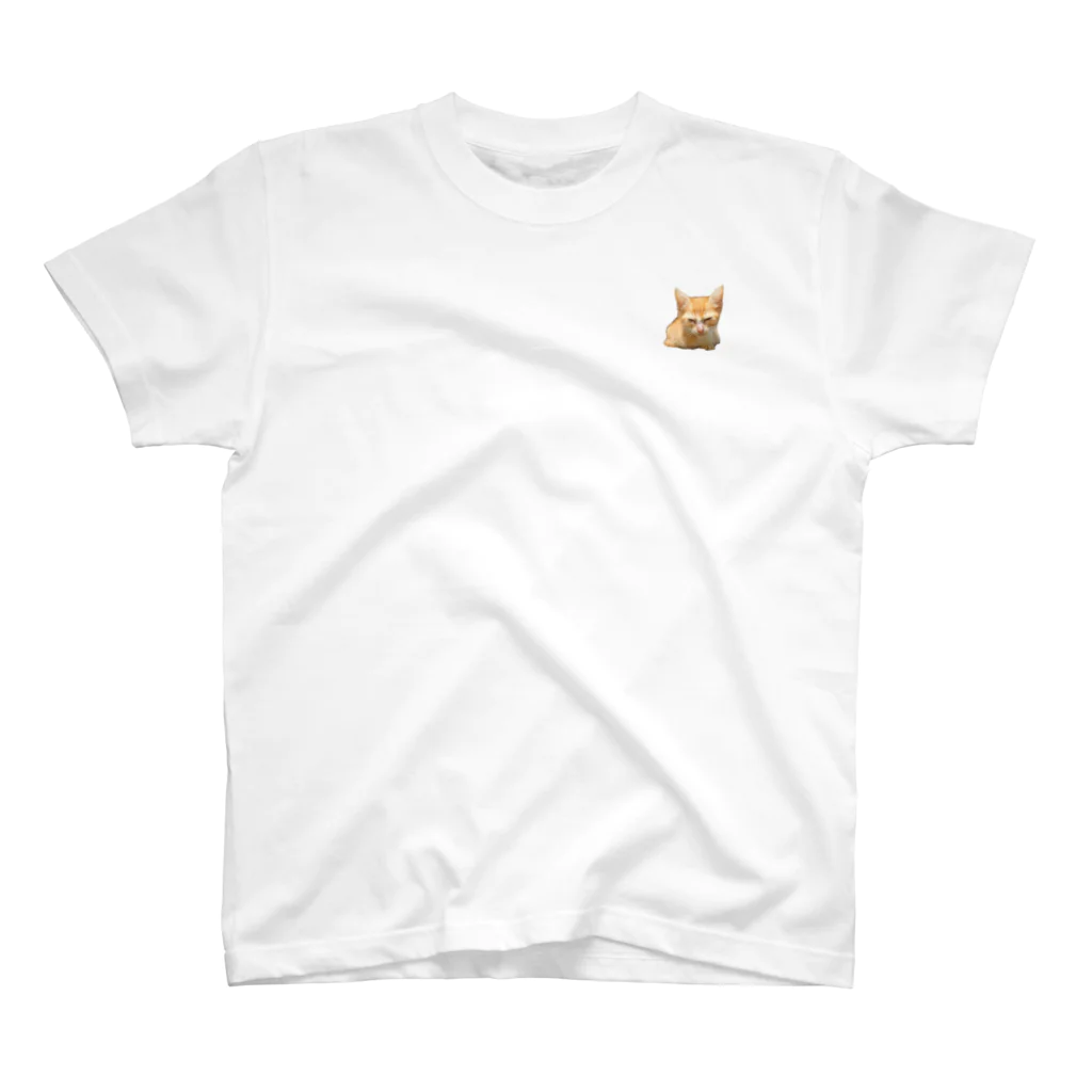 ほたるCat WorksのひまわりTシャツ（すやすや） スタンダードTシャツ