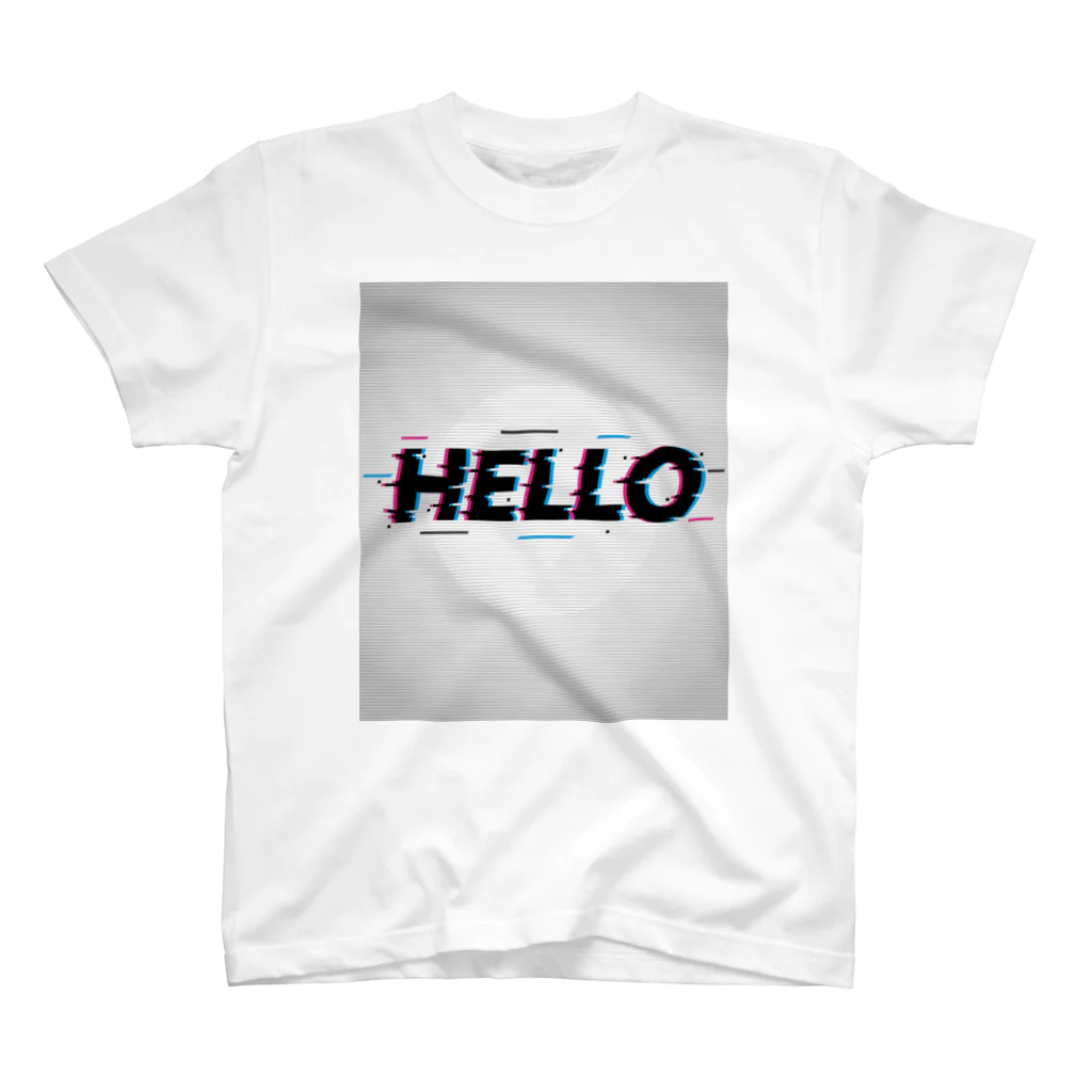 LEON5588のHELLO Tシャツ Regular Fit T-Shirt