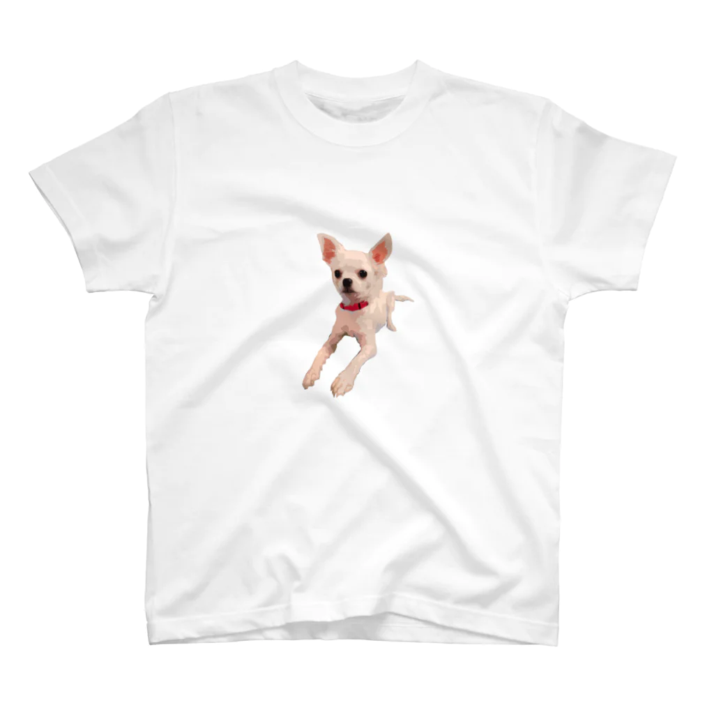 YJSのCHIHUANX White Regular Fit T-Shirt