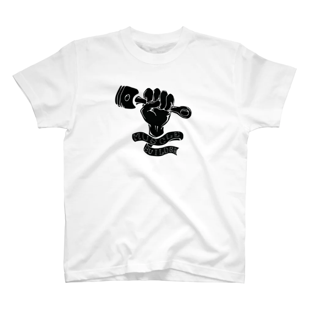 ghettobootyのmuscle builder スタンダードTシャツ