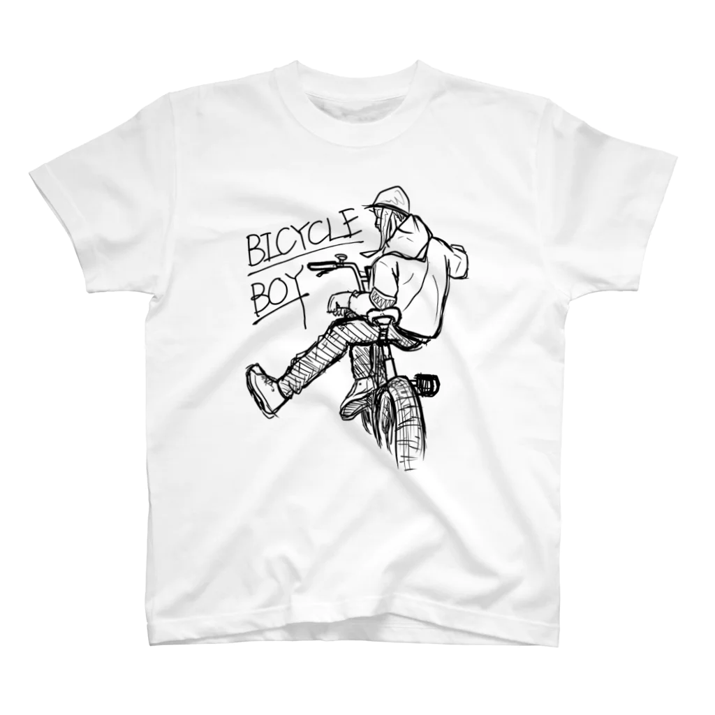 ECLAUGH （エクラフ）のBICYCLE BOY Regular Fit T-Shirt