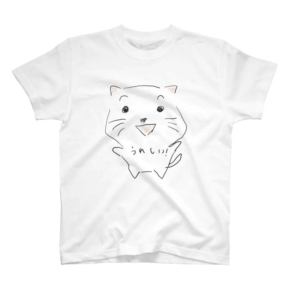 かずき(Kazuki Ota)のポジティブな猫 Regular Fit T-Shirt