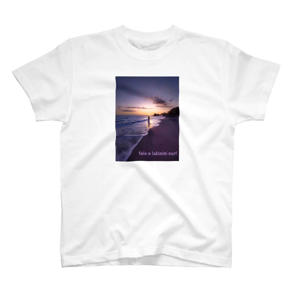 shoji'sのfale o lakinini surf akiya sunset スタンダードTシャツ