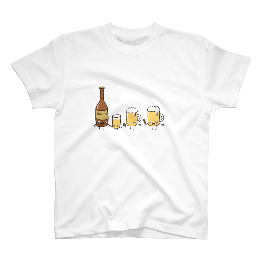 worldsabiのビール好きよくばりセットTシャツ スタンダードTシャツ