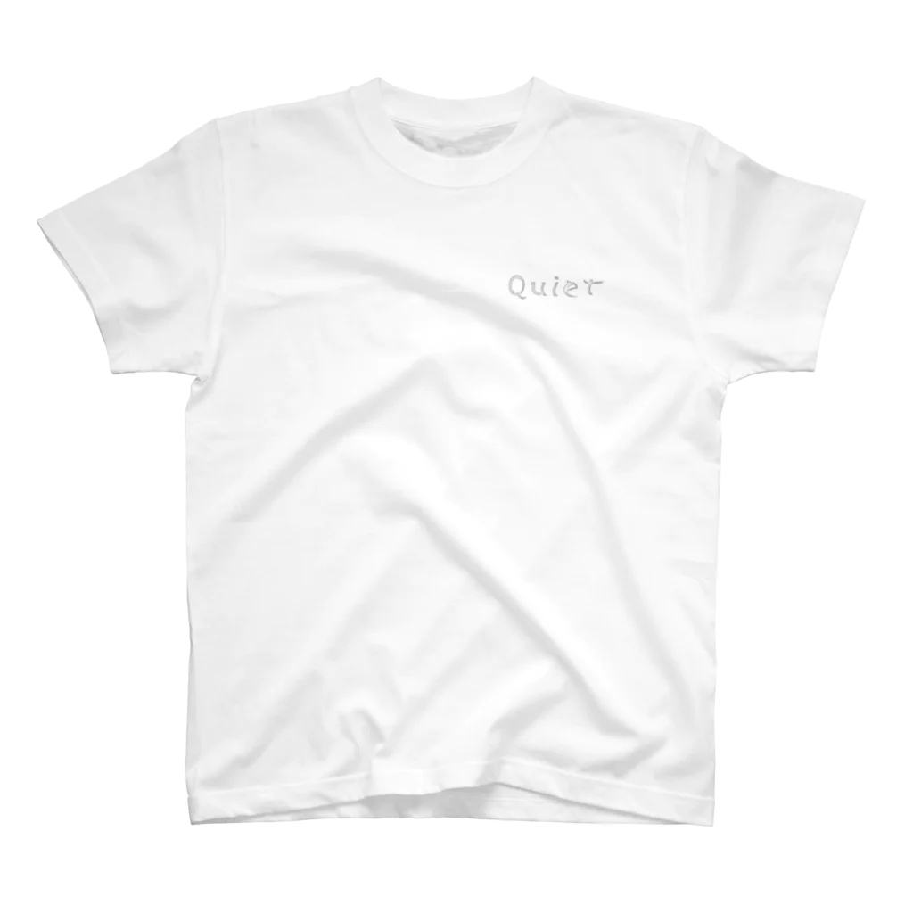 ひろし。のTシャツ屋さんのフォントシリーズ,Quiet 01 スタンダードTシャツ