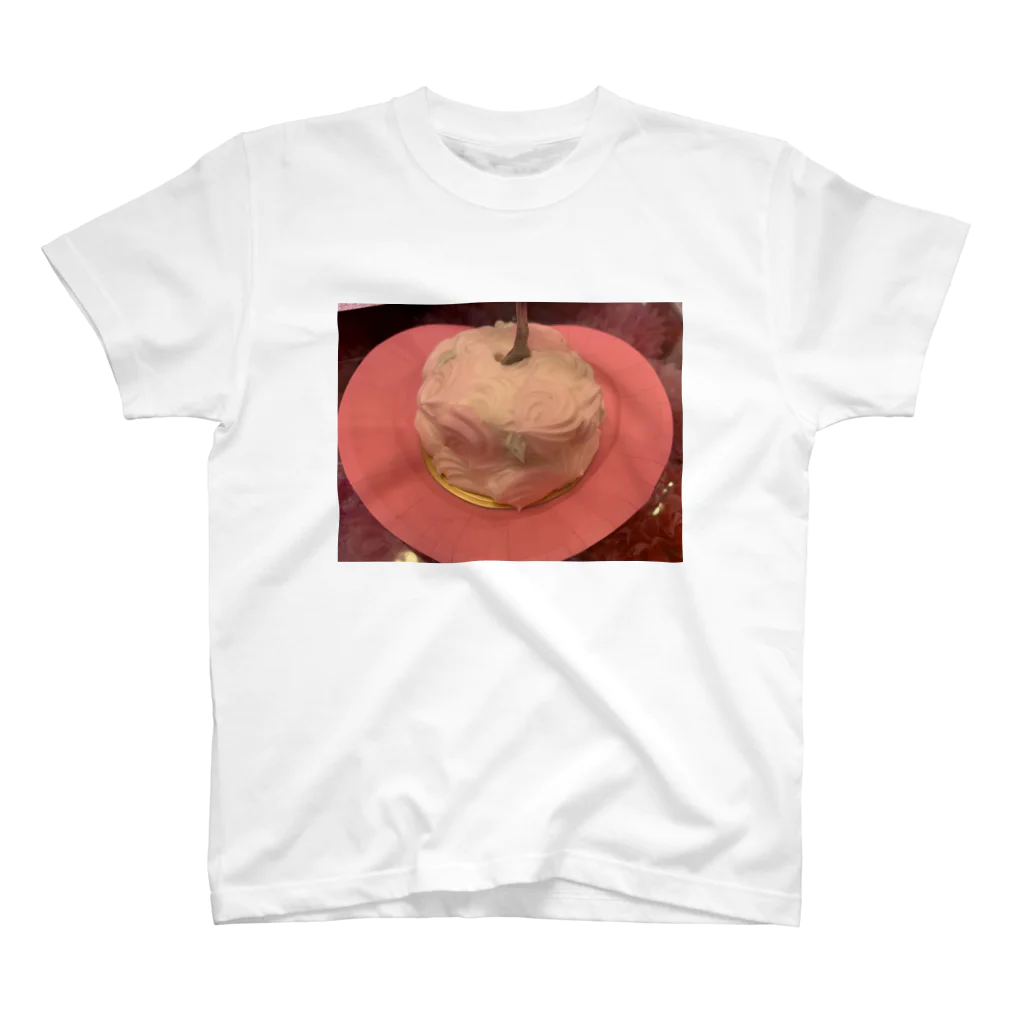 えびうまうまのケーキのお墓Tシャツ スタンダードTシャツ