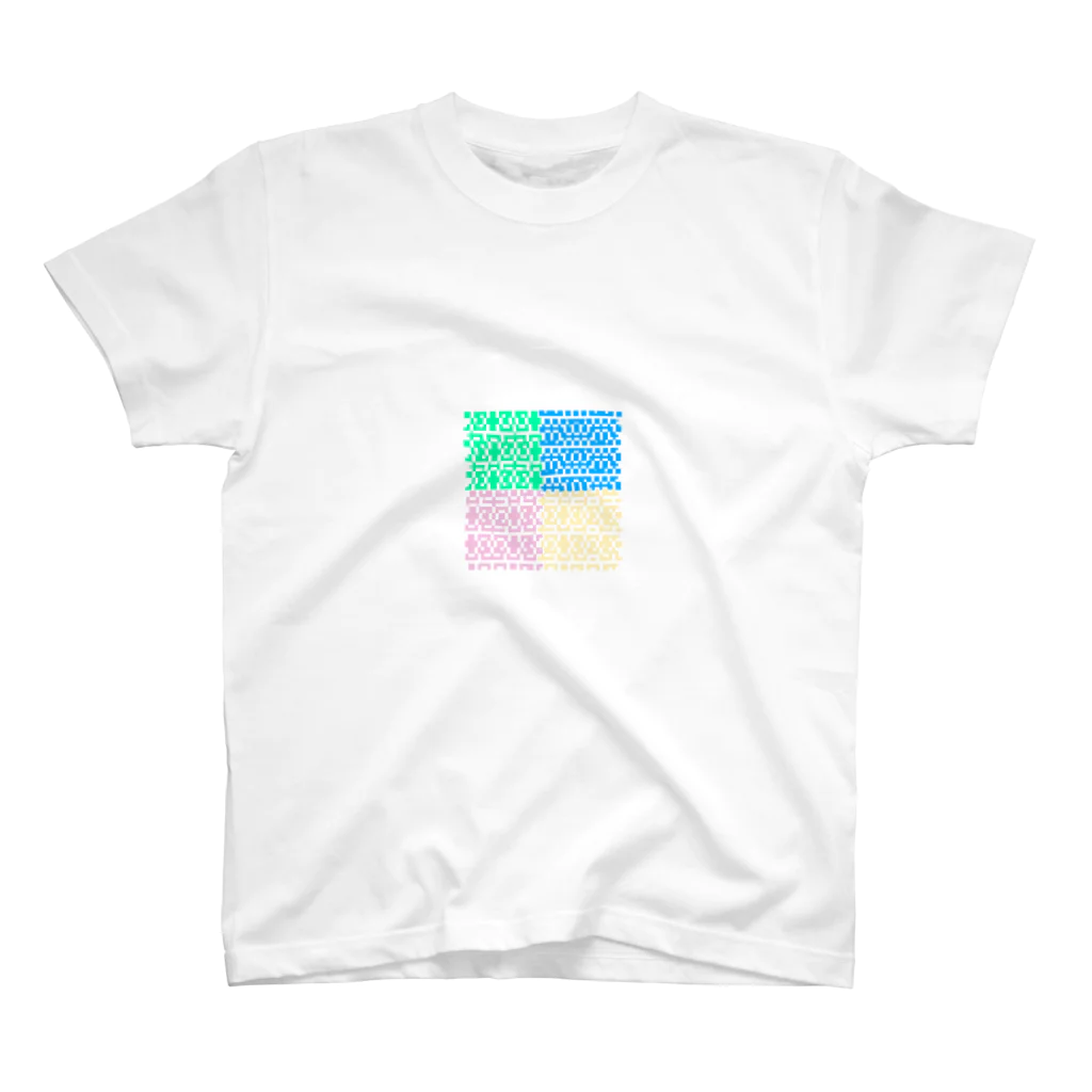 neboworksのなんか読み取れそうなシカク スタンダードTシャツ