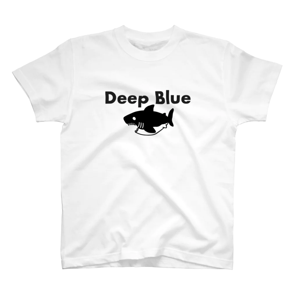 DeepBlueのDeepBlueホホジロザメ スタンダードTシャツ