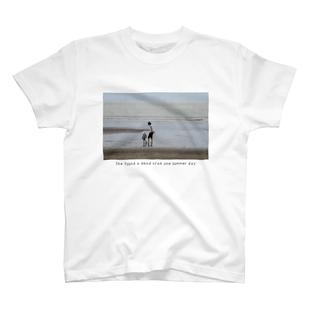 おんちょんのお店の海辺のフォトTシャツ スタンダードTシャツ