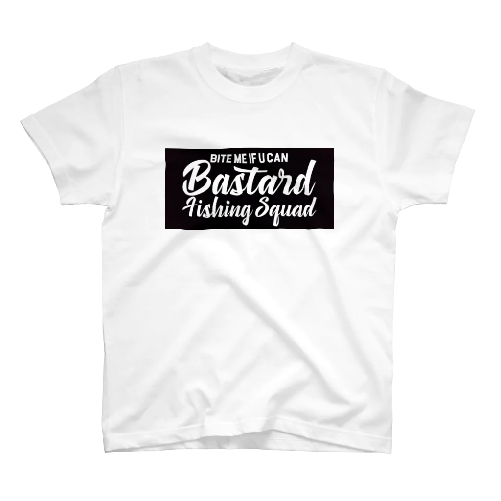 BASTARD FISHING SQUAD   Designed by KROのBFS LOGO Regular Fit T-Shirt