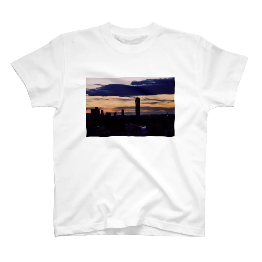 えびたろの札幌の夕日 スタンダードTシャツ