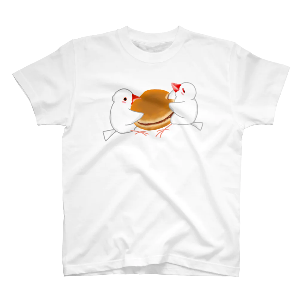 Lily bird（リリーバード）のどら焼きと文鳥ず Regular Fit T-Shirt