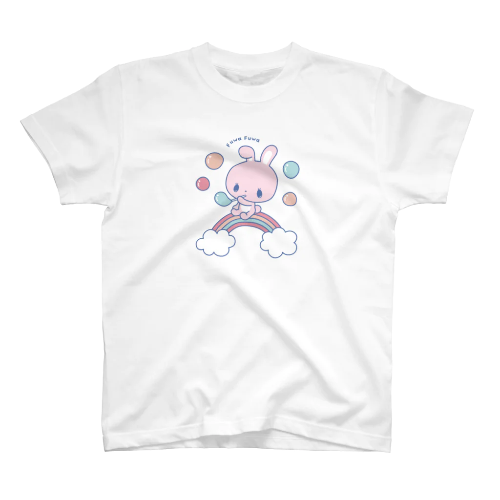 Sugar Plum Shopのうさぎちゃん Tシャツ ふわふわ スタンダードTシャツ