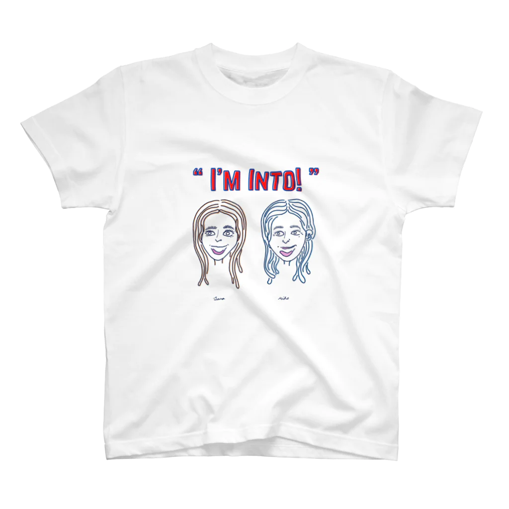 sarA×Miho限定コラボグッズのI'm Into Tシャツノーマル Regular Fit T-Shirt