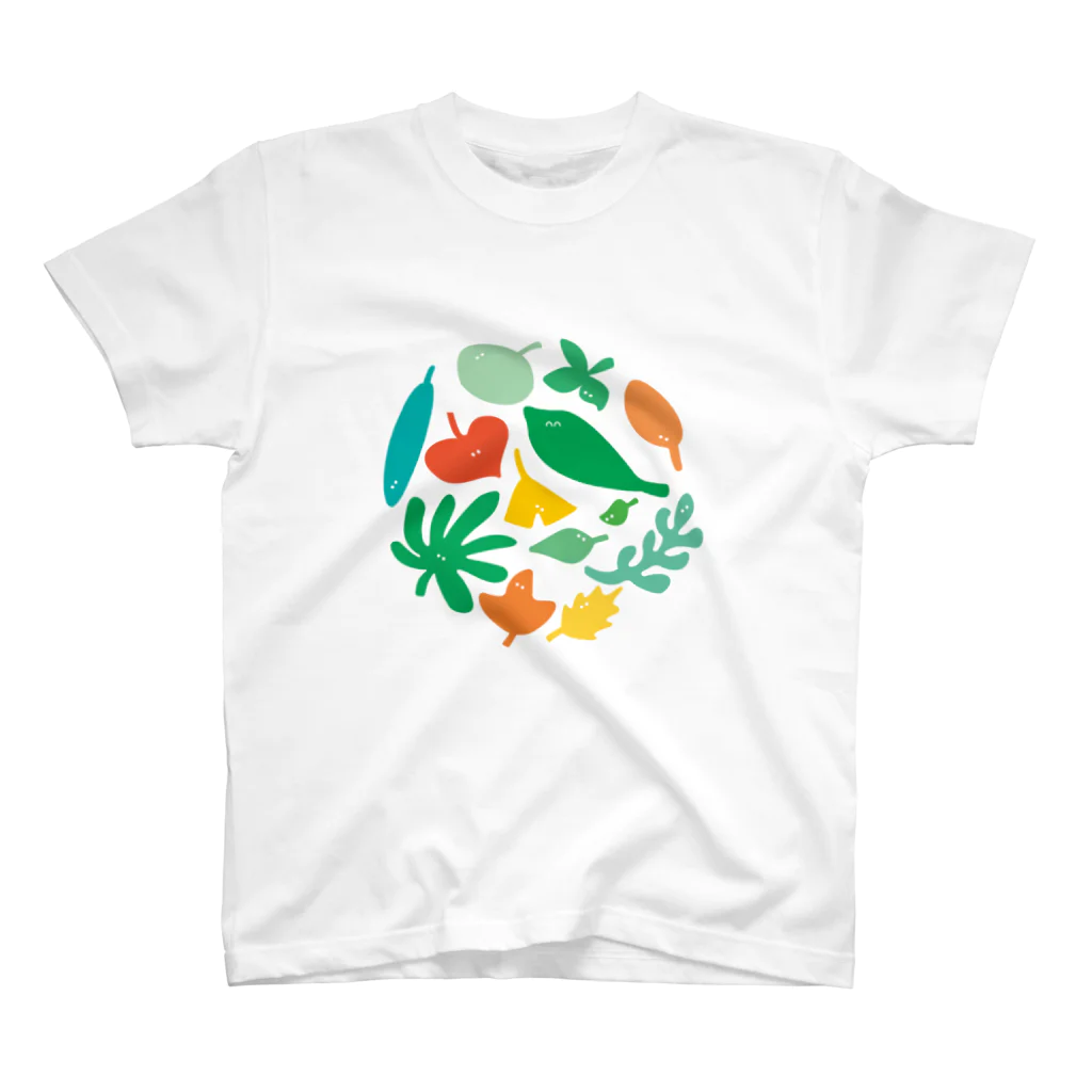 おばけ植物園の葉っぱのおばけたち スタンダードTシャツ