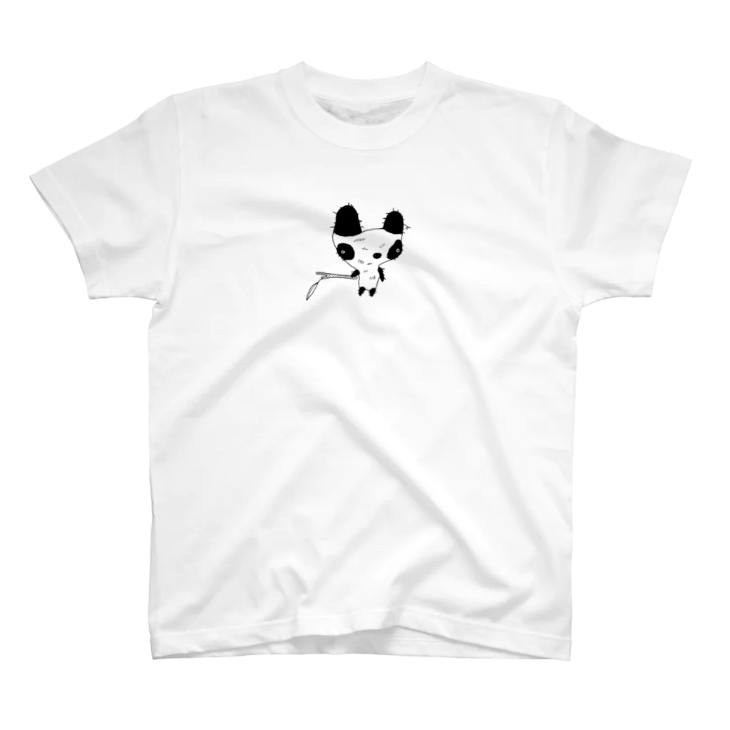 まるえくろのやさぐれパンダ Regular Fit T-Shirt