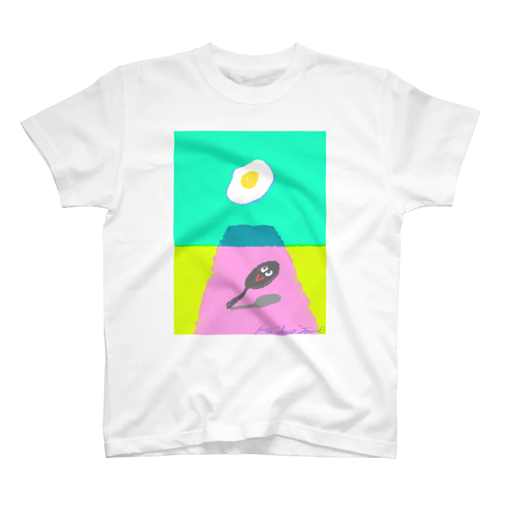 コウイカの遠い目のSUNNY SIDE UP Regular Fit T-Shirt