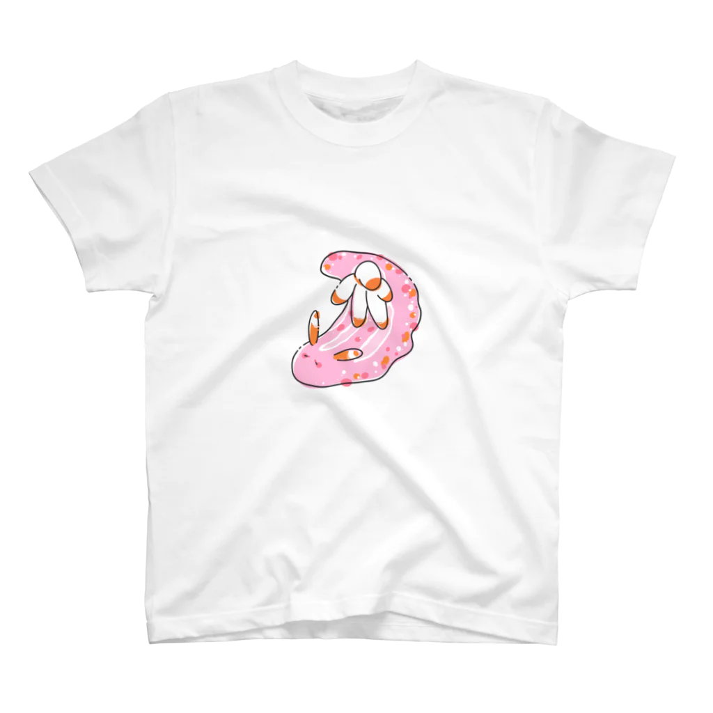 うみうしショップのとけイチゴミルクウミウシ スタンダードTシャツ