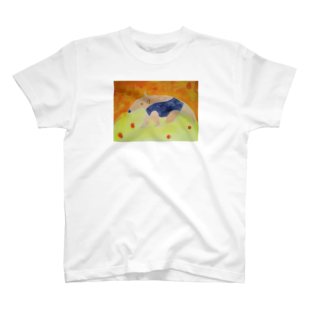 Lemongrass07の夕焼けのアリクイさん スタンダードTシャツ