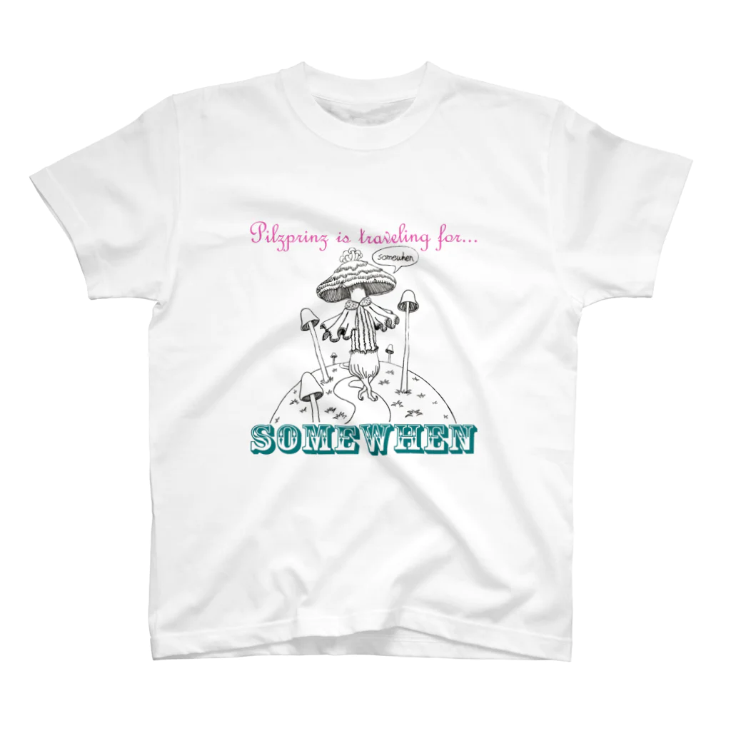 沈黙交易のキノコ王子『somewhen』 Regular Fit T-Shirt