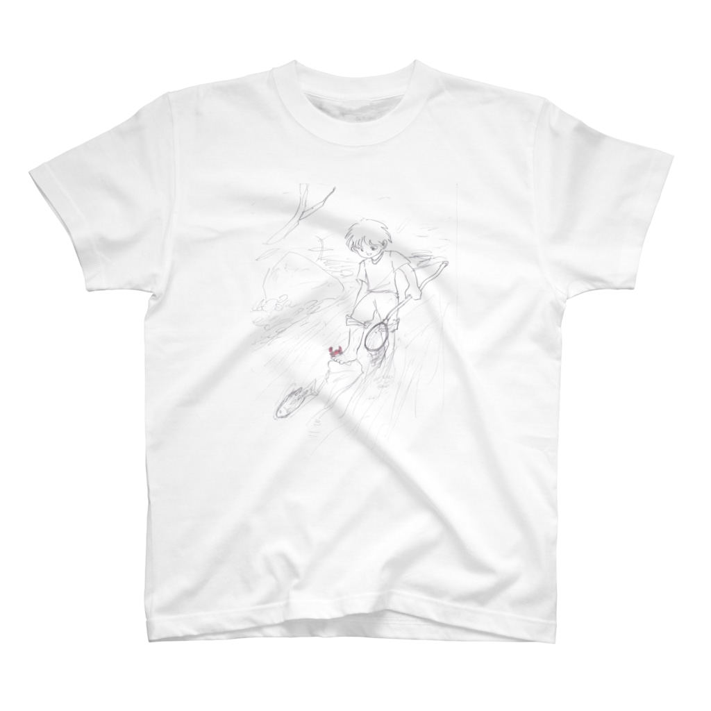 海洋生物KAWAIIの川遊び Regular Fit T-Shirt