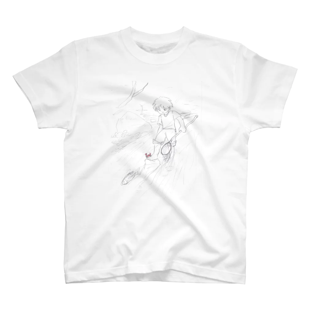 海洋生物KAWAIIの川遊び スタンダードTシャツ