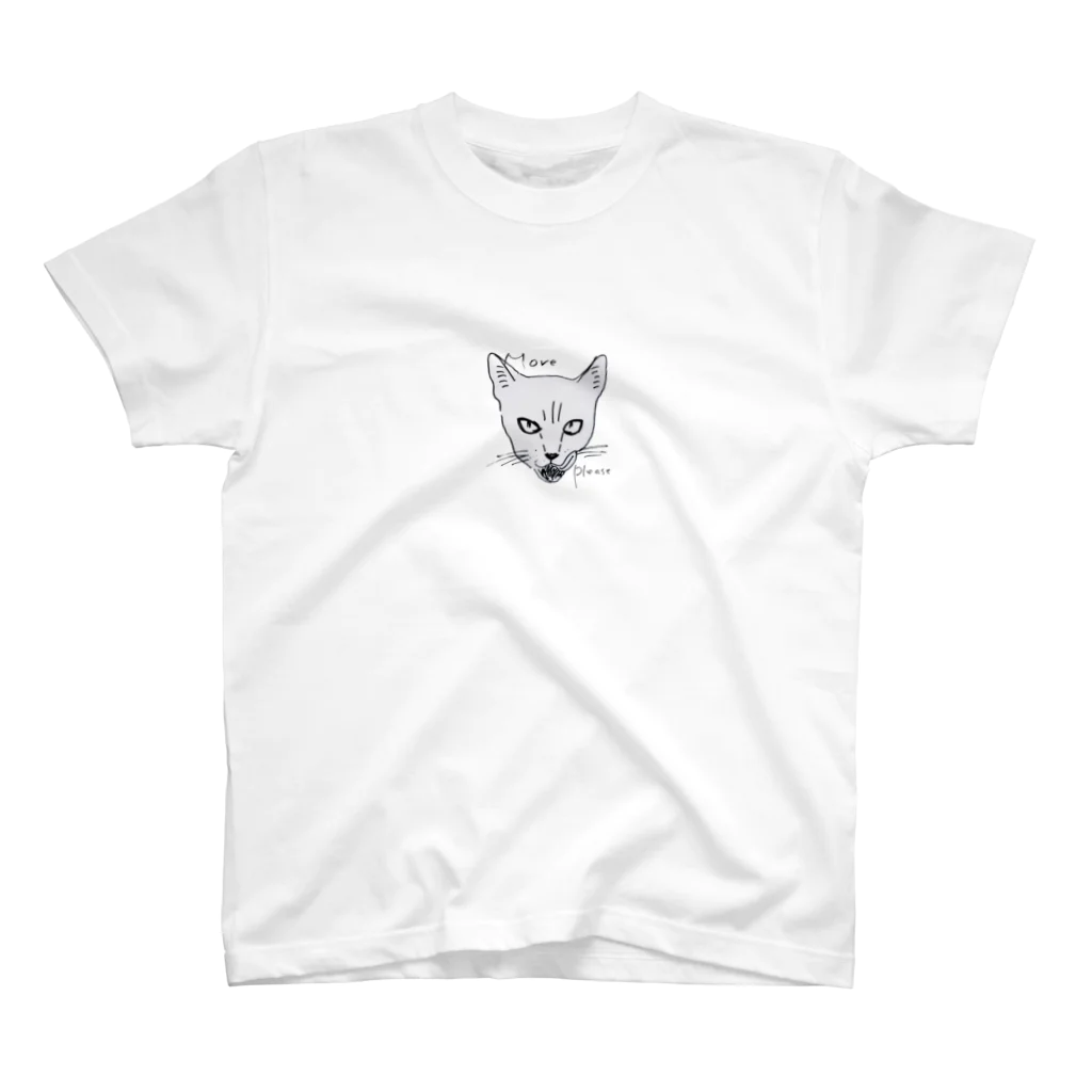 ambervacancesのペロリおかわりノラネコ Regular Fit T-Shirt