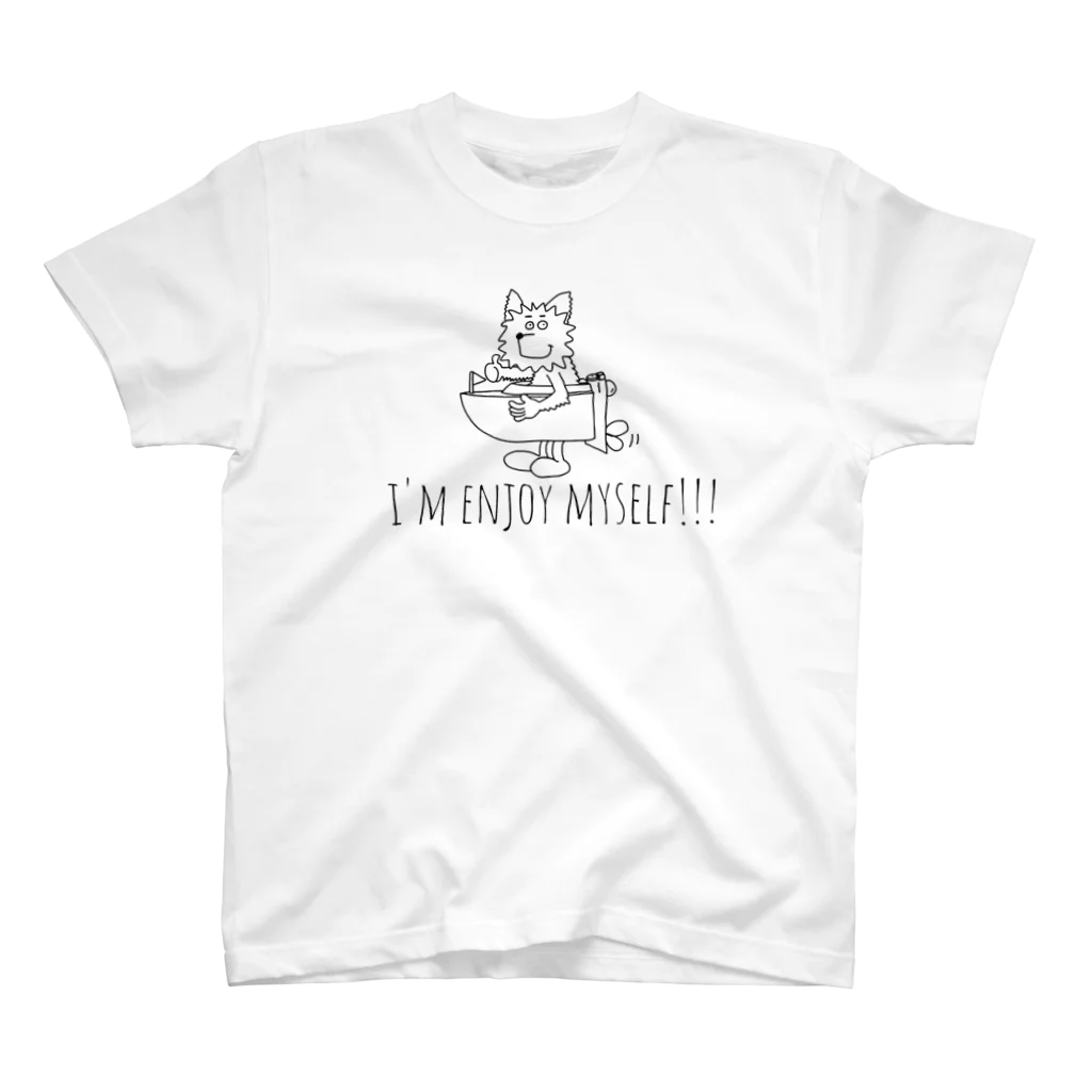 ☆もふらぼVillage☆のまぁくんハウスを応援するボートと犬 Regular Fit T-Shirt