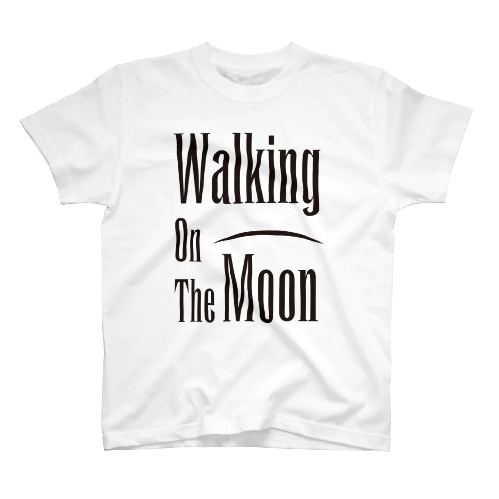 Infledge DesignのWALKING ON THE MOON BLK スタンダードTシャツ